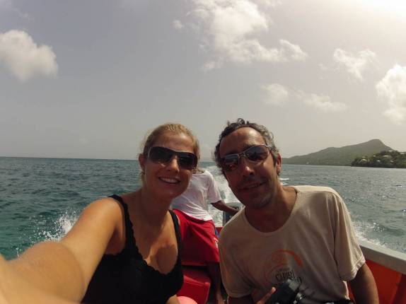 Viajando entre Union Island, em SVG e Carriacou, ilha ao norte de Granada, no sul do Caribe